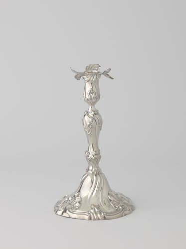 Kandelaar van zilver by Cornelius Wilhelmus Rensing