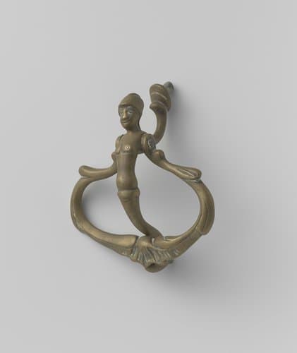 Handvat met hengsel in de vorm van een herm by anonymous