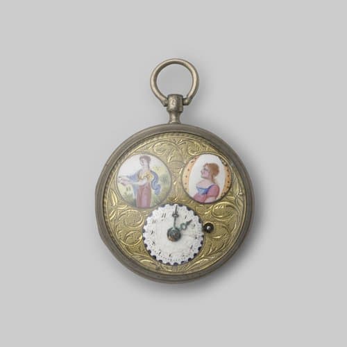 Herenhorloge van zilver by anonymous