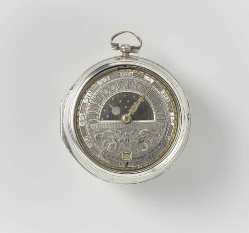 Watch with a Plain Silver Case by Gerrit Bramer