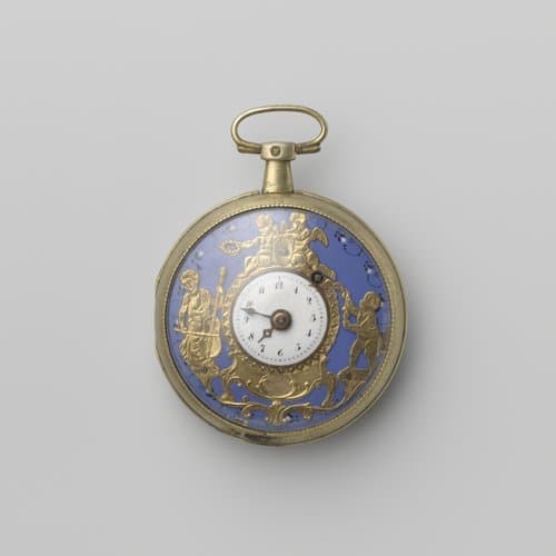 Herenhorloge van verguld zilver by Markus Lechner