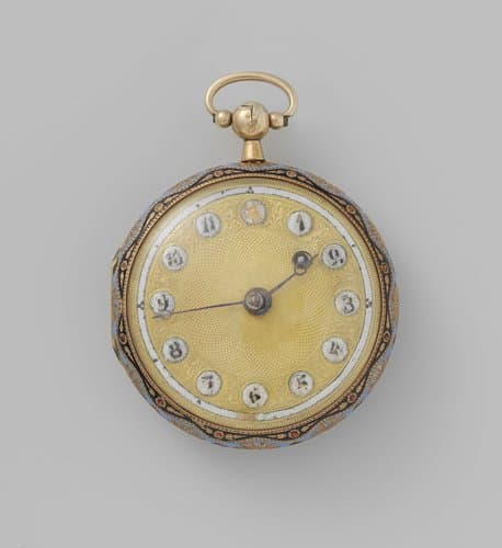 Watch with a Bouquet of Flowers by anonymous