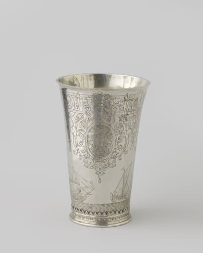 Herdenkingsbeker van zilver by Wijger Jansen