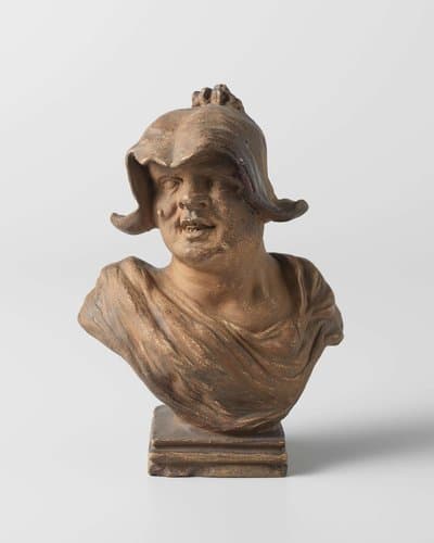 Bust of a Man in Women’s Attire by anonymous