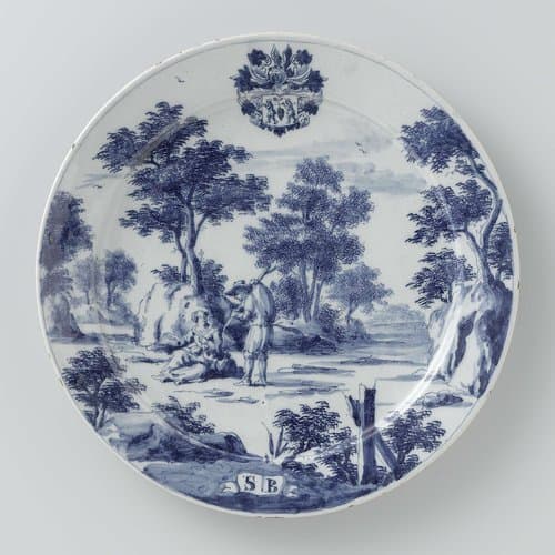 Bord van faience