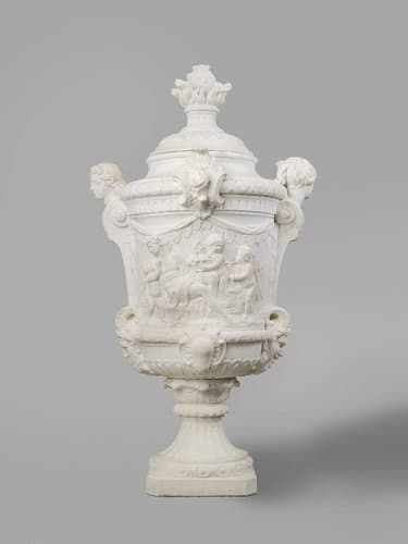 Garden Vase with Allegories of Winter and Spring