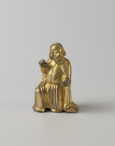 Geknielde mansfiguur by anonymous