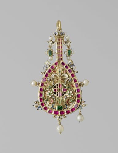 Hanger in de vorm van een mandoline by anonymous
