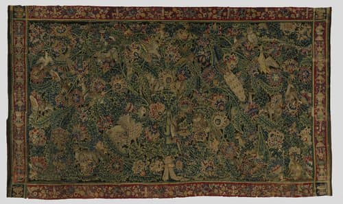 Grootbladige verdure met dieren by anonymous
