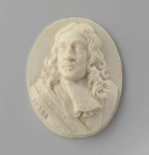 Medaillonportret van Cornelis de Witt (1623-1672) by anonymous