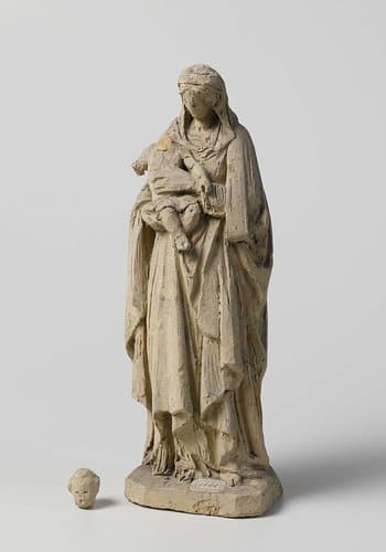 Maria met kind by Eugène Lacomblé