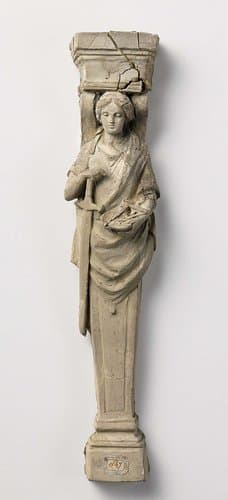 Karyatide: De Rechtswetenschap by Eugène Lacomblé