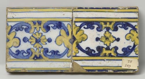 Veld van twee randtegels by anonymous