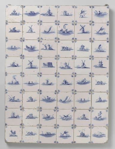 Veld van achtenveertig tegels by anonymous