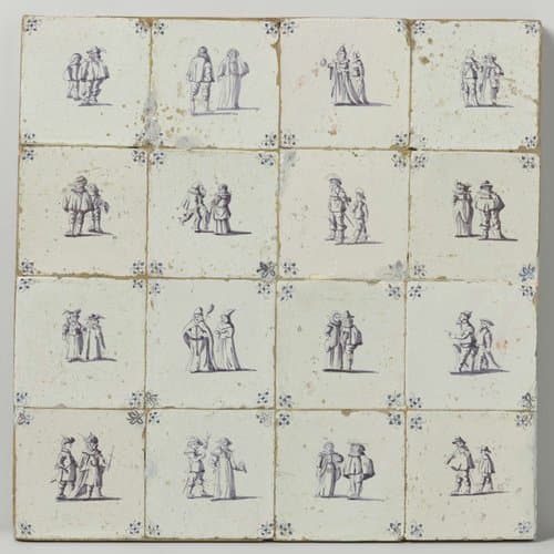 Veld van zestien tegels by anonymous