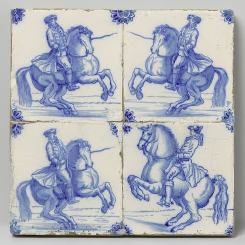 Veld van vier tegels by anonymous