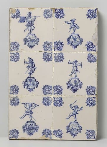 Veld van zes tegels by De Bloempot