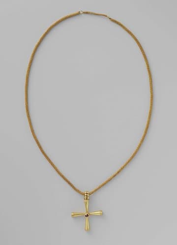 Collier met kruis by anonymous