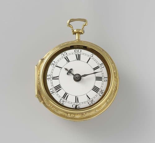 Horloge met Christus en de Samaritaanse vrouw by Johannes Pieter Kroese