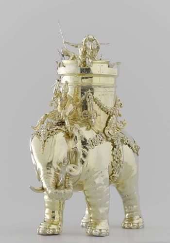 Jug in the shape of a war elephant by Wolff Christof Ritter