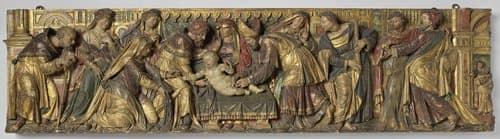 Fries met de besnijdenis van het Christuskind by anonymous