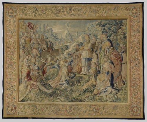 Alexander en Jaddua by Karel van Mander (II)