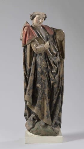 Een der drie koningen (Balthasar?), uit een Aanbidding der Koningen by anonymous