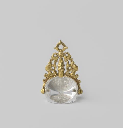 Cachet met het alliantiewapen Quarles-Van der Haer by anonymous
