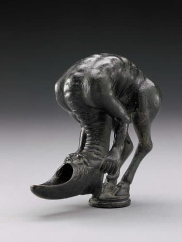 Grotesque Animal, Oil Lamp by Arent van Bolten