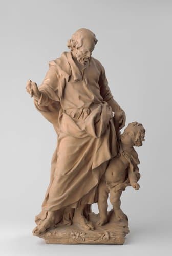 Jozef met Christuskind by Laurent Delvaux