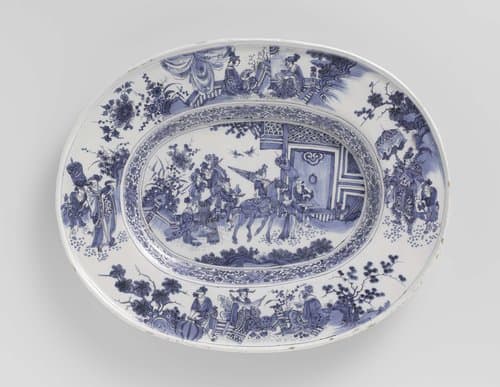 Oval dish by De Grieksche A