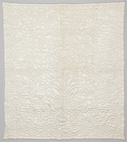 Sprei met patroon van voluten by Unknown Artist