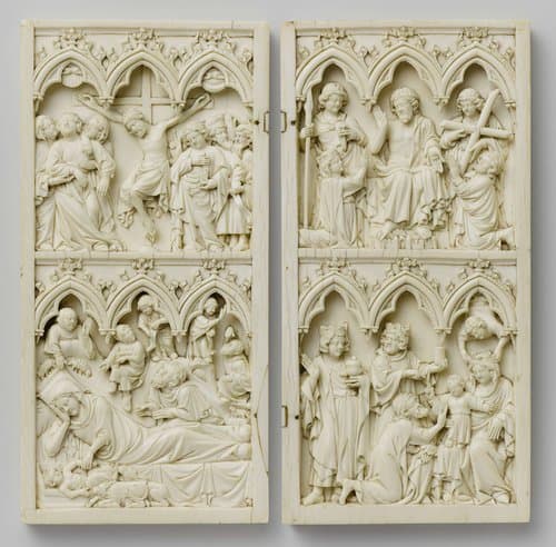Diptych with the Story of Salvation by anonymous