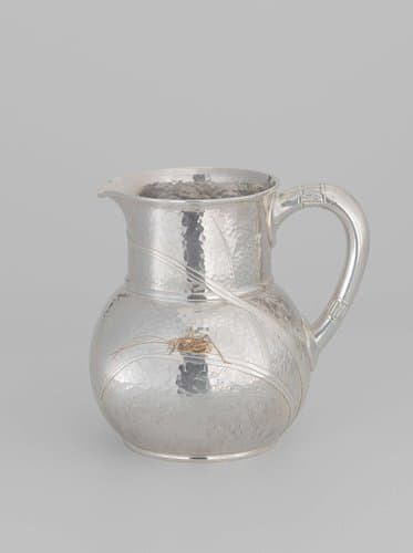 Water jug with plant and floral motifs by Tiffany & Co.