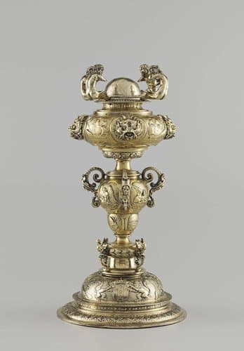Two glass holders by Leendert Claesz