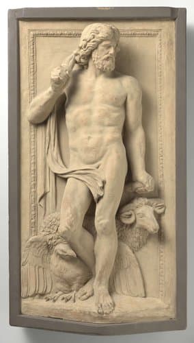 Jupiter, Model for a High Relief in the Amsterdam Town Hall (now Royal Palace) at Dam Square by Artus Quellinus (I)