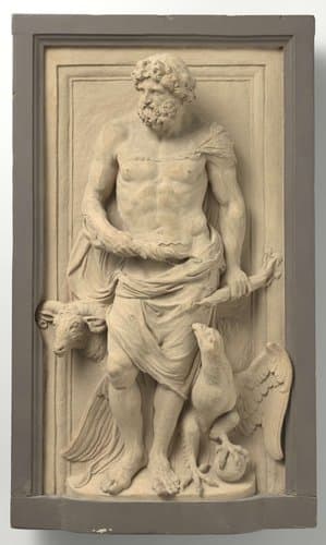 Jupiter, After a Model for a High Relief in the Amsterdam Town Hall (now Royal Palace) at Dam Square by Artus Quellinus (I)