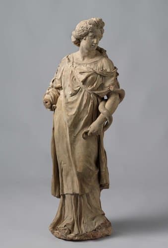 Prudentia, Model for a Statue on the East Facade of the Amsterdam Town Hall (now Royal Palace) at Dam Square by Artus Quellinus (I)