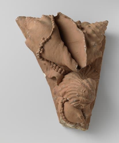 Model for a Spandrel Ornament with Ten Shells and a String of Pearls, for the Amsterdam Town Hall (now Royal Palace) at Dam Square by Artus Quellinus (I)