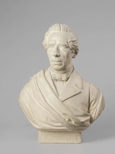 Borstbeeld van mr. Johan Rudolf Thorbecke (1792-1872) by Louis Royer