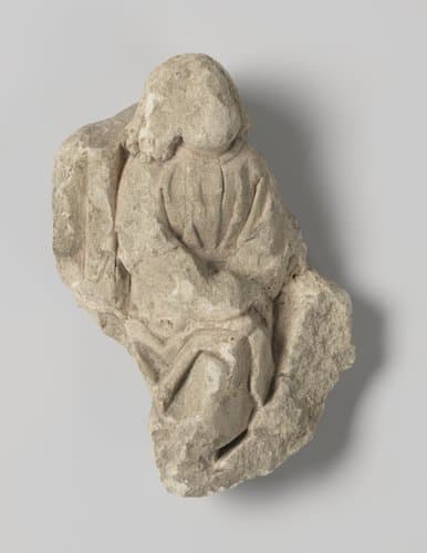 Engel, opgegraven te Utrecht bij het oude minderbroederklooster (fragment) by anonymous