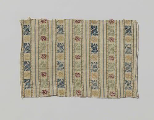 Fragment oosterse textiel; mexicaine by Unknown Artist
