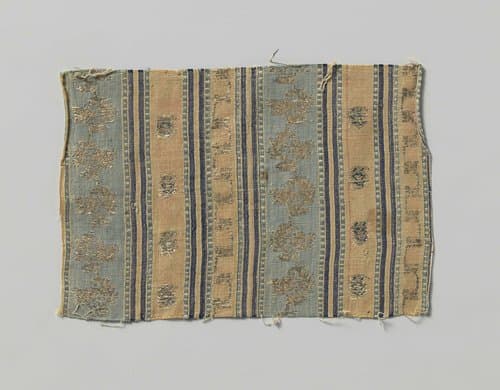 Fragment oosterse textiel by Unknown Artist