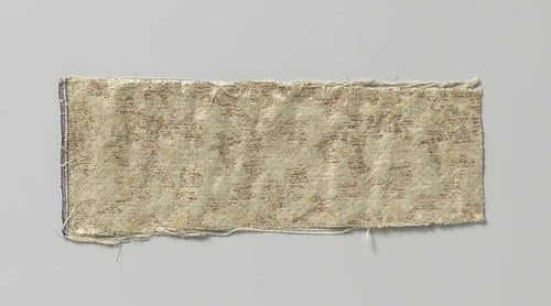 Fragment van zijdesatijn by anonymous