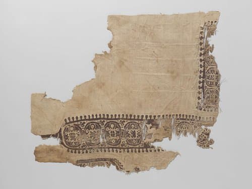 Weefselfragment met clavus by anonymous