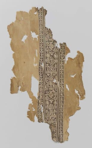 Weefselfragment met sierstrook by anonymous