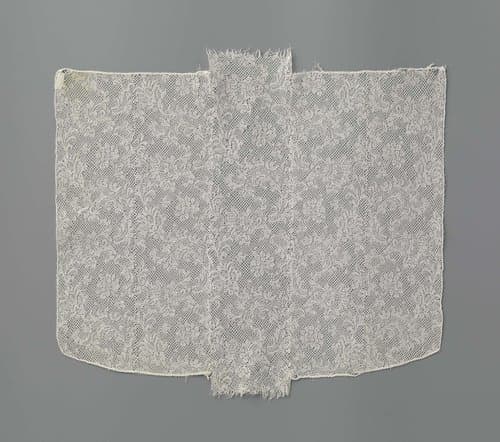 Vest of beukje van kloskant met fijne voluten by anonymous