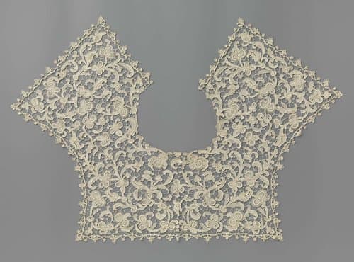 Vierkante kraag met rabat-vorm by anonymous