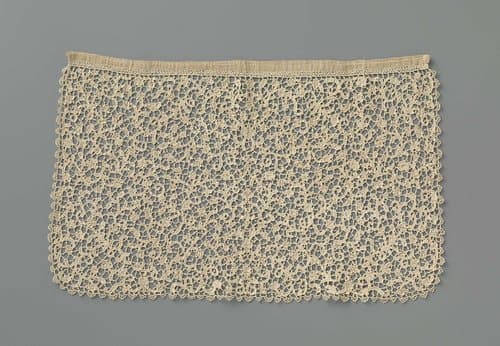 Dasslip van naaldkant met serpentine ranken by anonymous