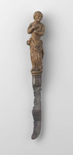 Knipmes met een schede in de vorm van een bedelares by anonymous